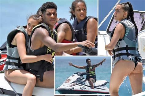 Marcus Rashford Enjoys Well Earned Barbados Break Away With Stunning