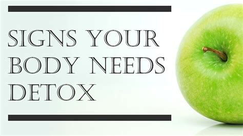 10 Signs Your Body Needs Detox Infographic
