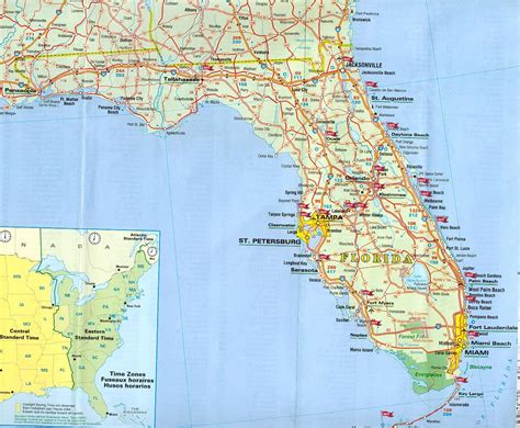 El Mapa De Florida Estados Unidos Map Of South Americ