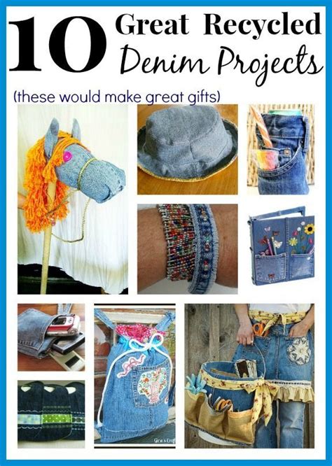 10 New Ways To Recycle Old Jeans All Of These Ideas Would Make Great