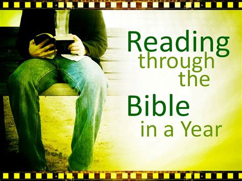 Click to download this bible study for beginners post as a pdf. Reading through the Bible in a year « philmoser