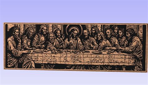 The Last Supper Svg Jesus Christ Svg Christian Ultima Cena SVG