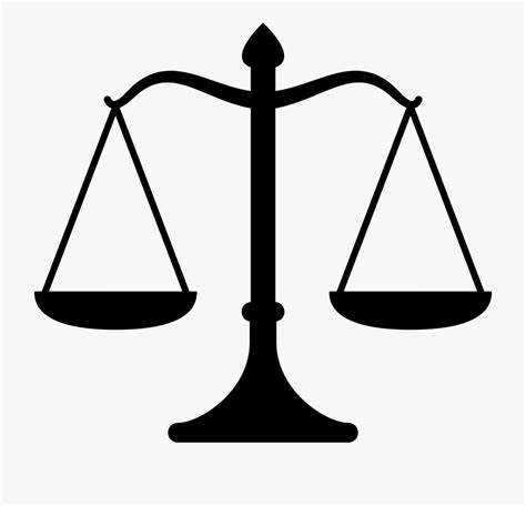 Balance Svg Clipart Scales Of Justice Transparent Cartoon Free