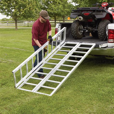 Ultra Tow Tri Fold Aluminum Loading Ramp — 1500 Lb Capacity 7ft L