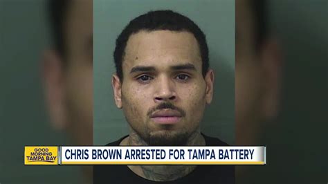 Pop Star Chris Brown Arrested On Tampa Warrant