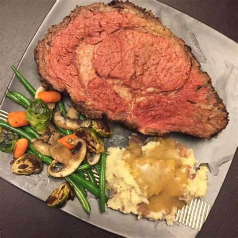 This succulent prime rib, stuffed with garlic and topped with a crispy herb crust, makes for an extra special holiday meal! Chef John's Perfect Prime Rib Photos - Allrecipes.com