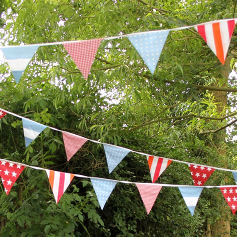 Summer Festival Retro Cotton Bunting By The Cotton Bunting Company