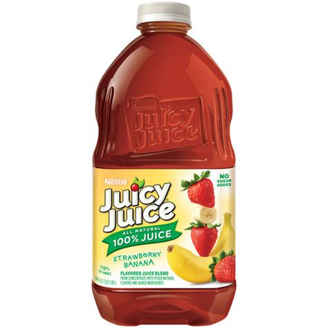 Juicy Juice 100 Strawberry Banana Juice 64 Fl Oz