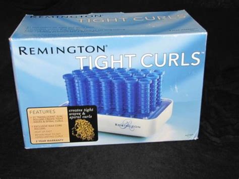 Remington Tight Curls Wax Core Hair Hot Roller Set 21 Blue Curlers New