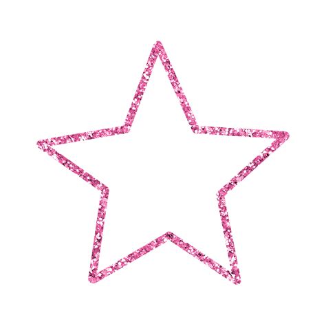 Descobrir 75 Imagem Estrela Rosa Com Glitter Png Vn