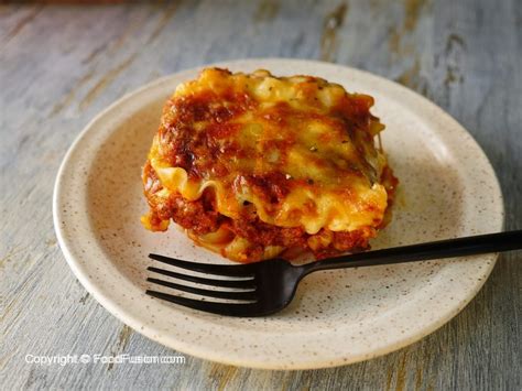Lasagne With Homemade Ricotta Cheese Food Fusion