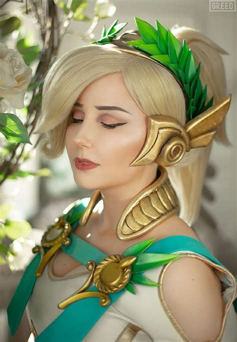 Russian Cosplay Mercy Overwatch By Fleur Lis