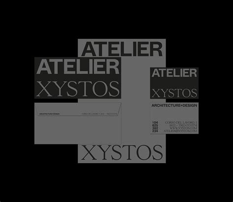다음 Behance 프로젝트 확인 Atelier Xystos Gallery
