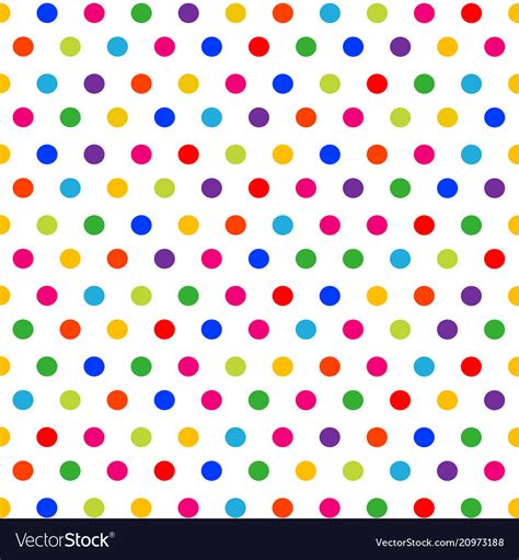 Colorful Polka Dot Background