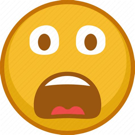 Afraid Emoji Emoticon Scared Smile Emoticons Icon Download On Iconfinder