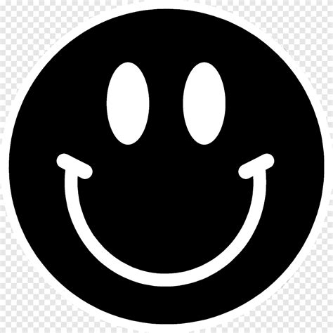 Silhouette Emoticon Smiley Black And White Emoticon Smiley Face Black