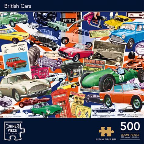 Classic British Car Jigsaw Puzzle