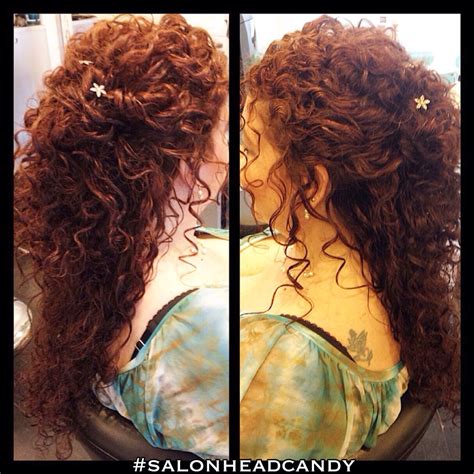 Gorgeous Curlyhair Greek Goddess Half Up Half Down Bridesmaid Formal Style By Robin Using This