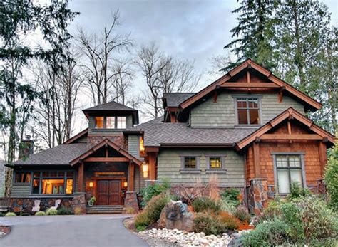 32 Mountain Craftsman Home Plans