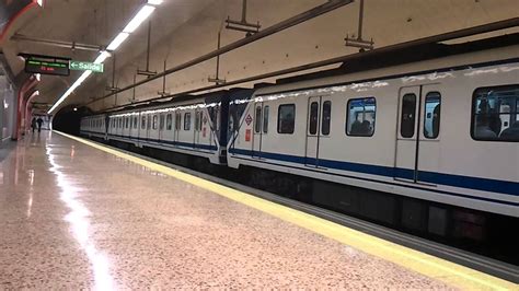 A metropolitan area, the populated region including and surrounding an urban center. Metro de Madrid serie 5000 por Republica Argentina. HD ...