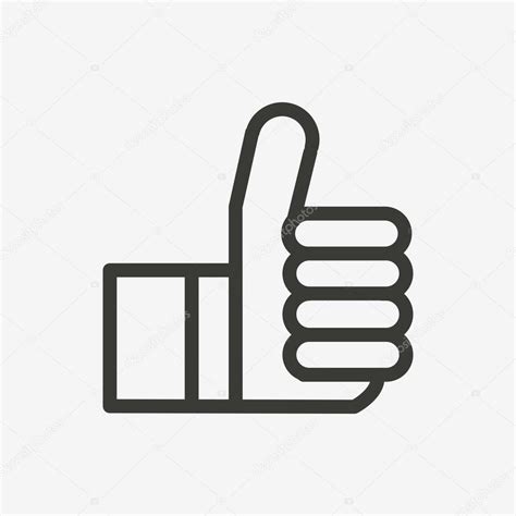 Thumbs Up Icon Stock Vector Image By ©kchungtw 121011068