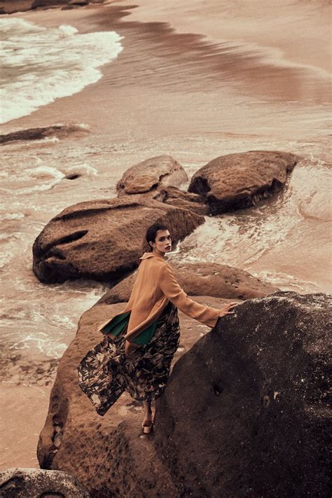 Elle Indonesia August Zoe Barnard By Jeremy Choh Editorial Fashion Beach Photoshoot