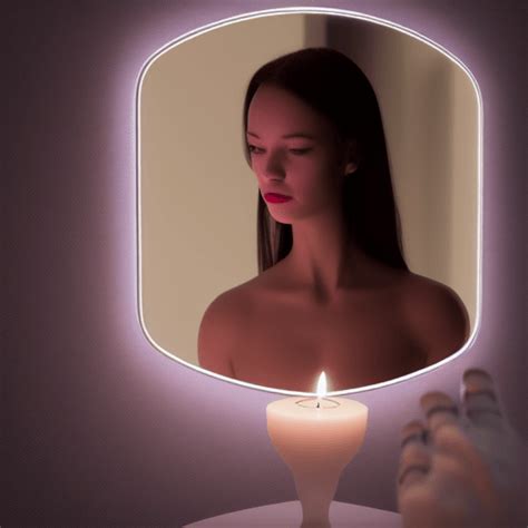 Sexy Ai Robots First Time Seeing Herself In The Mirror · Creative Fabrica