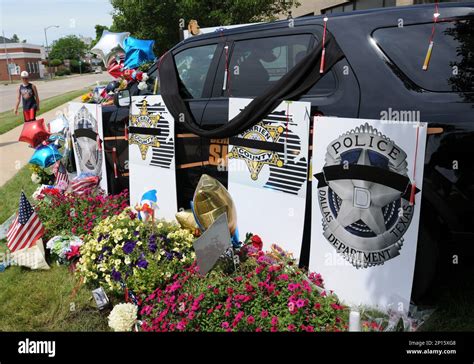Christian Dinges, from Buchanan, Mich., visits a memorial located at