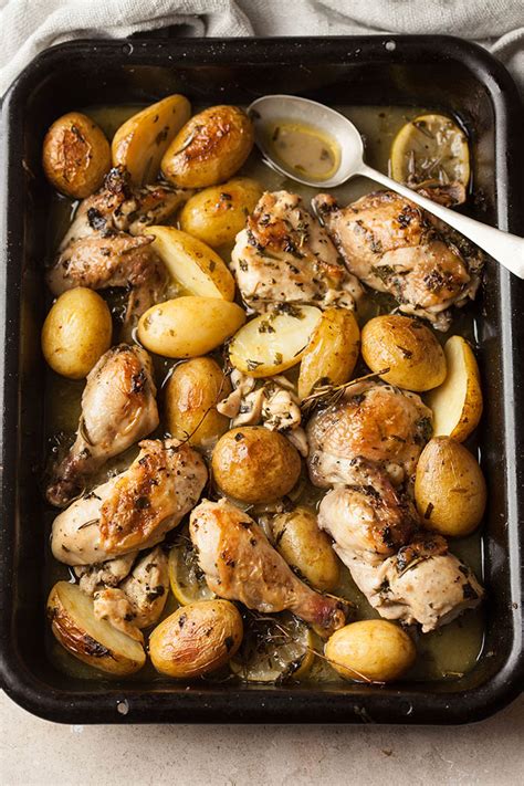 2 each breasts, legs, wings, and thighs. Roast chicken in white wine, herbs and garlic recipe | Drizzle and Dip