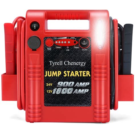 Buy Car Battery Jump Starter Flyauto 1800 Amp 12v 24v Heavy Duty Jump Box Works With Truck