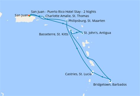 Southern Caribbean From San Juan With Stay 8 December 2022 10 Nt