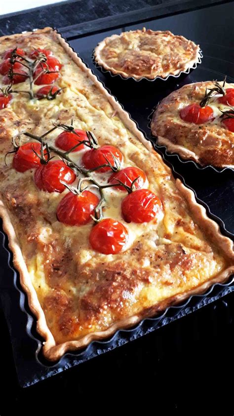 Recette de ma tarte thon tomates -Saveurs de Sandrine