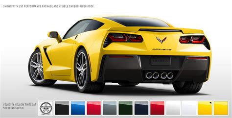 2014 Chevrolet Corvette Stingray Color Configurator Goes Online