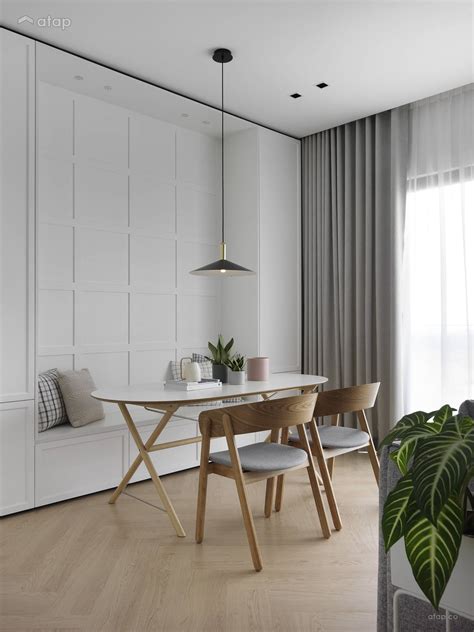 Modern Scandinavian Dining Room Condominium Design Ideas And Photos