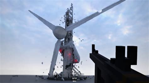 Destroy A Windmill With Various Weapons Teardown Youtube