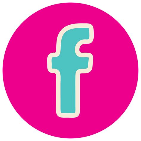 Free Images Facebook Logo Pink Mint