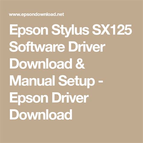 In wie kann ich neuen druckertreiber installieren unter win10 ? Android Druckertreiber Epson Stylus Sx 125 - Pareigunas Neapmokama PiniginÄ— Epson Sx125 ...