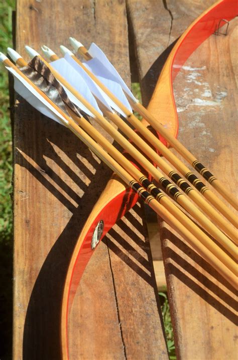 Archery Arrows Traditional Port Orford Cedar Arrows Black Etsy