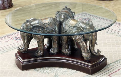 Best 30 Of Elephant Coffee Tables With Glass Top