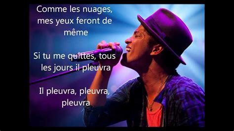 Bruno Mars Moonshine Traduction - Bruno Mars Just the Way You Are
