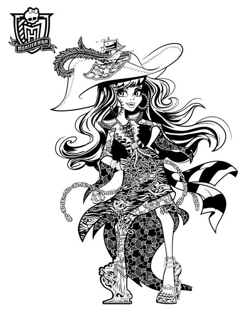 Monster High Haunted Coloring Pages To Download And Print