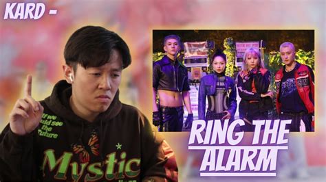 First Time Kard Ring The Alarm Mv Reaction Youtube