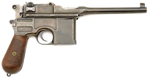 German C96 Semi Auto Pistol By Mauser Oberndorf With Unit Ma