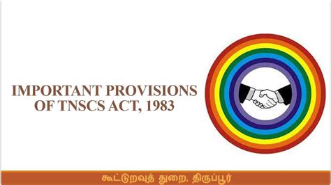 Part 1 TAMILNADU STATE COOPERATIVE SOCIETIES ACT YouTube