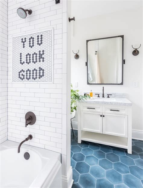 50 Unique Honeycomb Tile To Give Your Bathroom A New Look ~