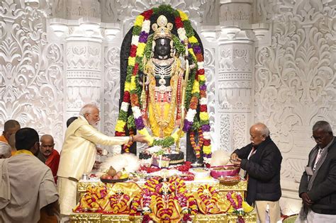 India S Modi Opens Hindu Temple In Ayodhya Npr