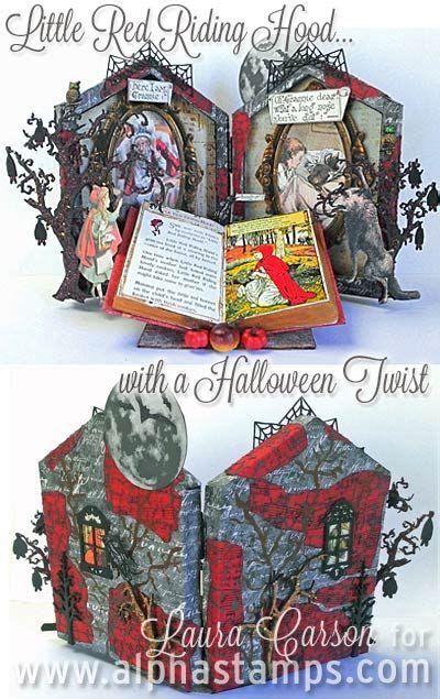 Alpha Stamps News Little Red Riding Hood With A Halloween Twist