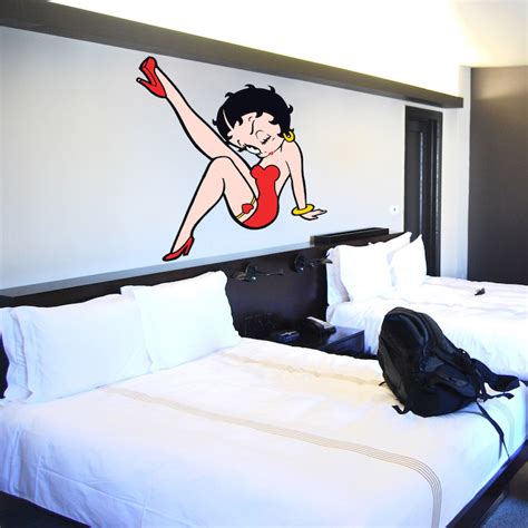 Betty Boop Pin Up Wall Mural Decal Celebrity Wall Decal