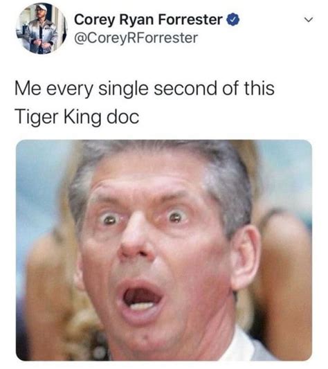 Tiger King Documentary Shocked Face Corey Ryan Twitter Meme Good Bad