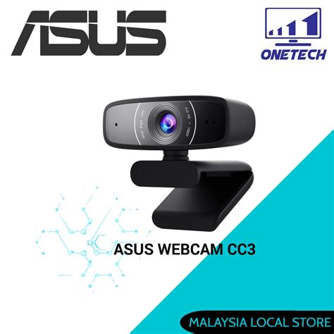 Asus Full Hd Webcam C3 1080p At 30 Fps Beamforming Mic Wide Angle
